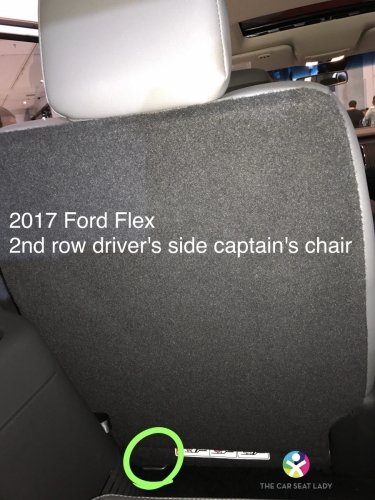 2017 ford flex 2nd row driver side tether 2